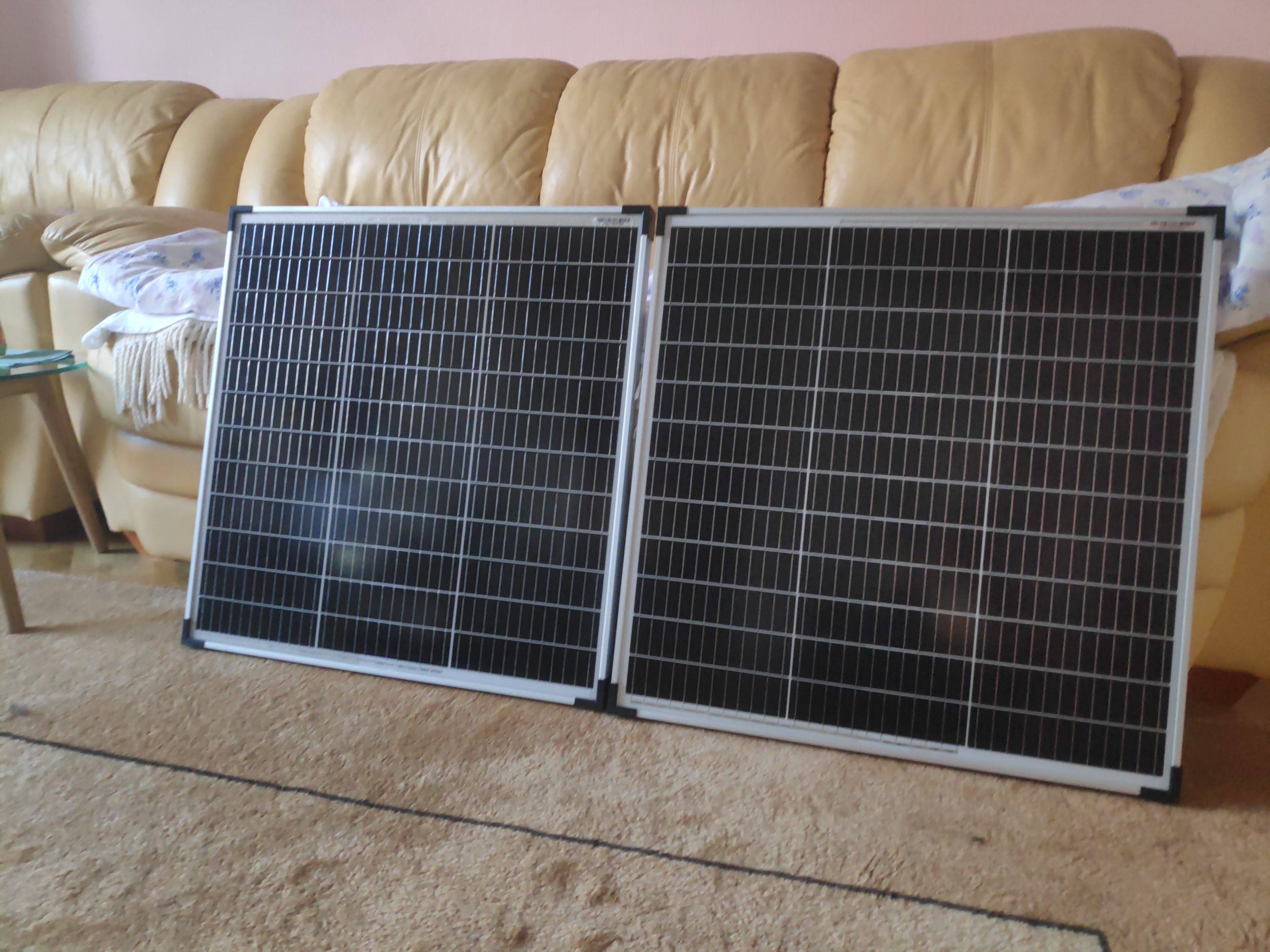 Тепер в мене 160W в масиві панелей Axioma AX-80M